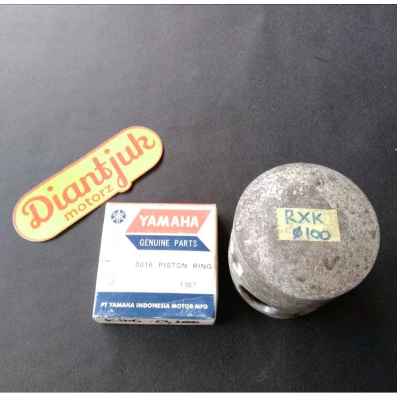 Cincin Ring Per Pir Dan Piston Seher Oversize Os 100 Yamaha RXK RX King 135 Cobra 29N Original NOS