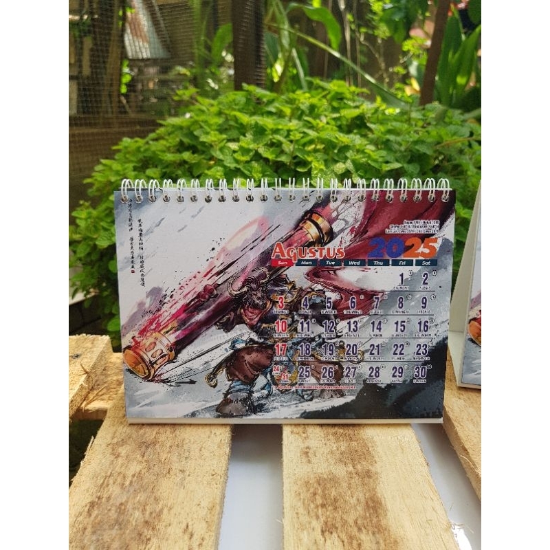 

kalender meja / duduk 2025 tahun ular edisi black myth wukong ink art series