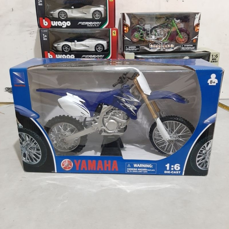 Diecast Motor Cross / trail Yamaha YZ 450F Miniatur Motocross Newray