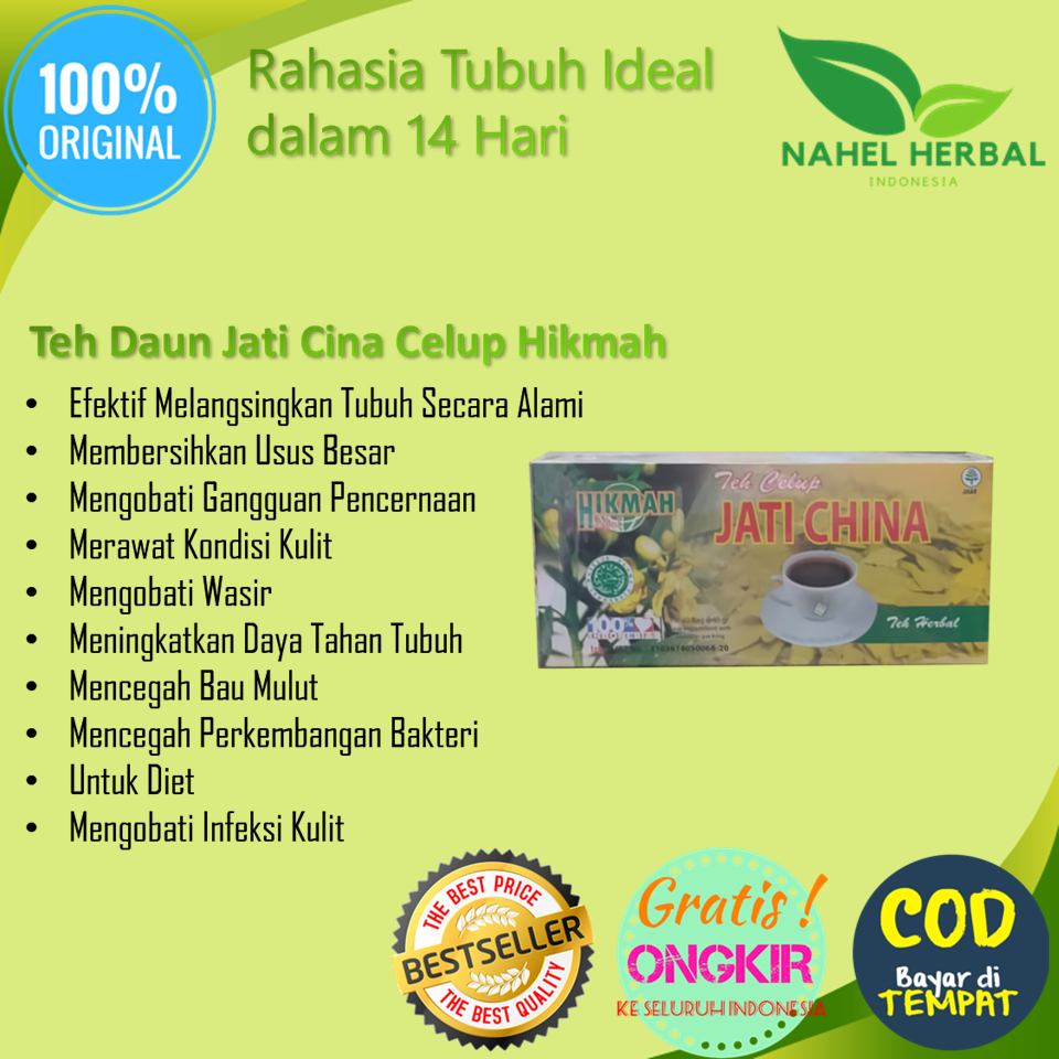 

Halal&Bpom✅Instant Tercepat Cod Best Seller Original Teh Jati 100% - Teh Herbal Diet Pelangsing Daun Jati Cina Teh Celup Ampuh Menurunkan Berat Badan Dan Melangsingkan - Teh Diet Pelangsing Detox Peluntur Lemak Badan Herbal Alami - Slimming Tea Ampuh Lang