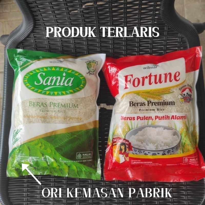 

TERLARIS - Beras Premium Sania/Fortune kemasan 1 kg