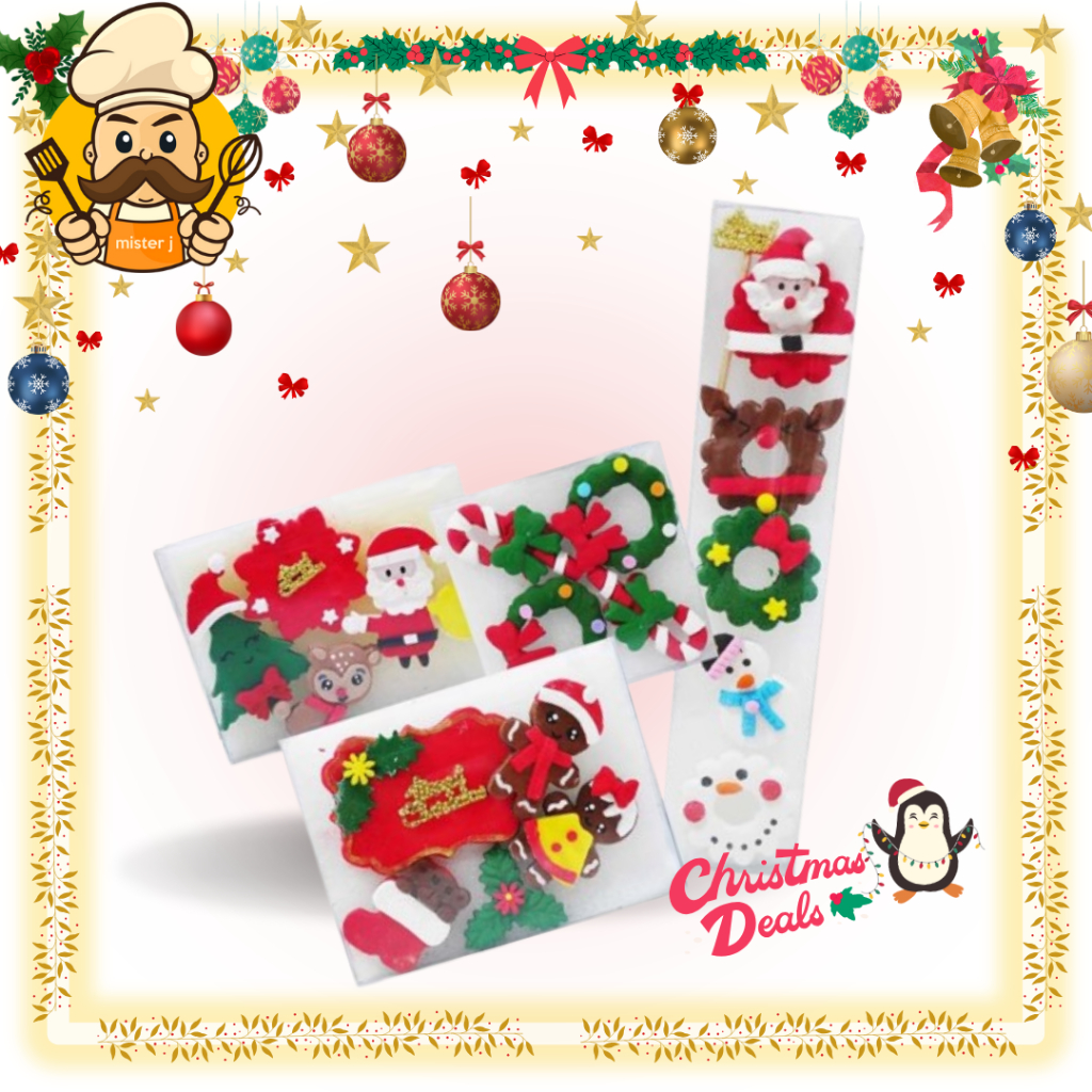 

Topper Natal | Gumpaste Natal | Hiasan kue Natal | Gumpaste hiasan Edisi Merry Christmas
