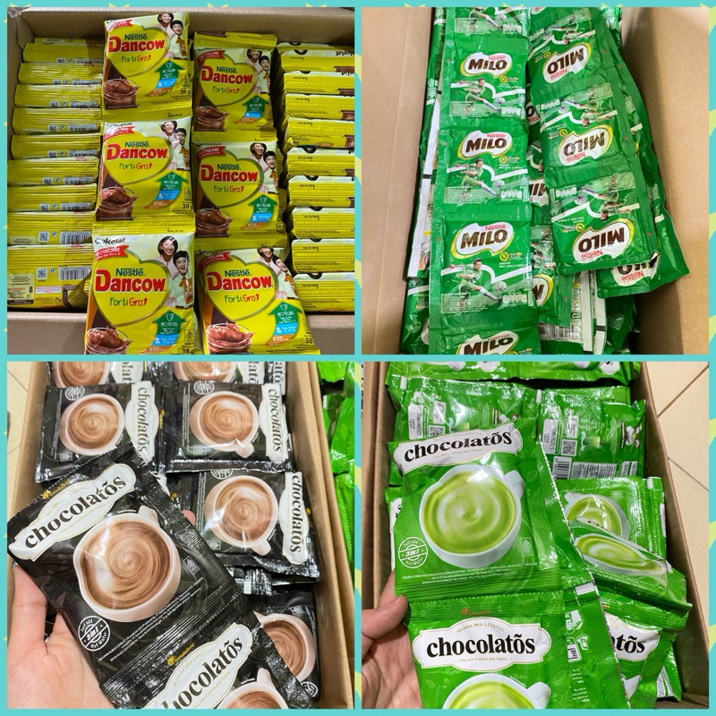 

1renceng Dancow / beng” drink / chocolatos drink / milo Minuman bubuk isi 10