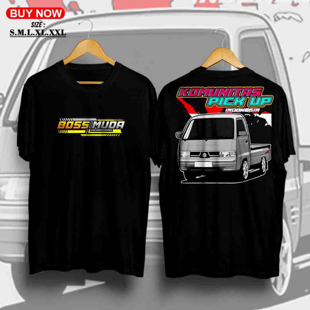 Kaos Bos Muda - Kaos Distro - Kaos Komunitas Pick up - Kaos Keren - Kaos Terbaru 2024 - Kaos Murah -
