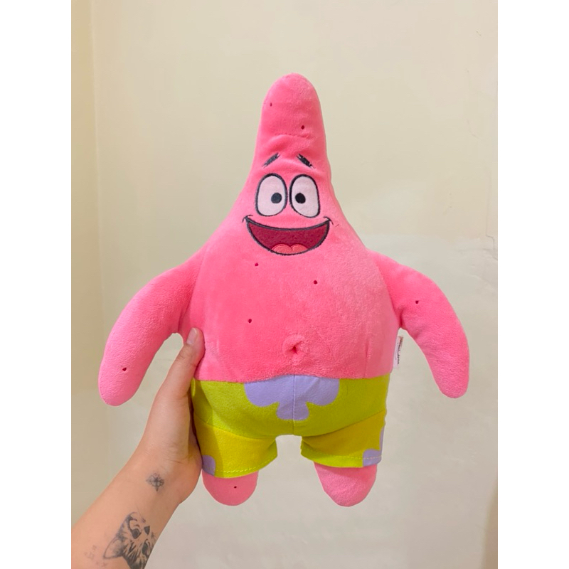 Boneka Karakter Patrick Spongebob Squarepants size 42cm Original / Boneka Patrick / Boneka Patrick O