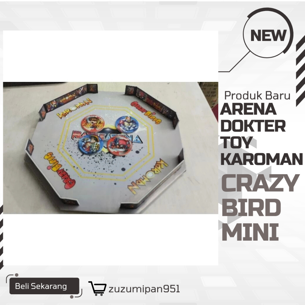 Promo Spesial Best Seller|Mainan Arena Dokter Toy Karoman vs Crazy Bird Mini Terbaru Ekonomis