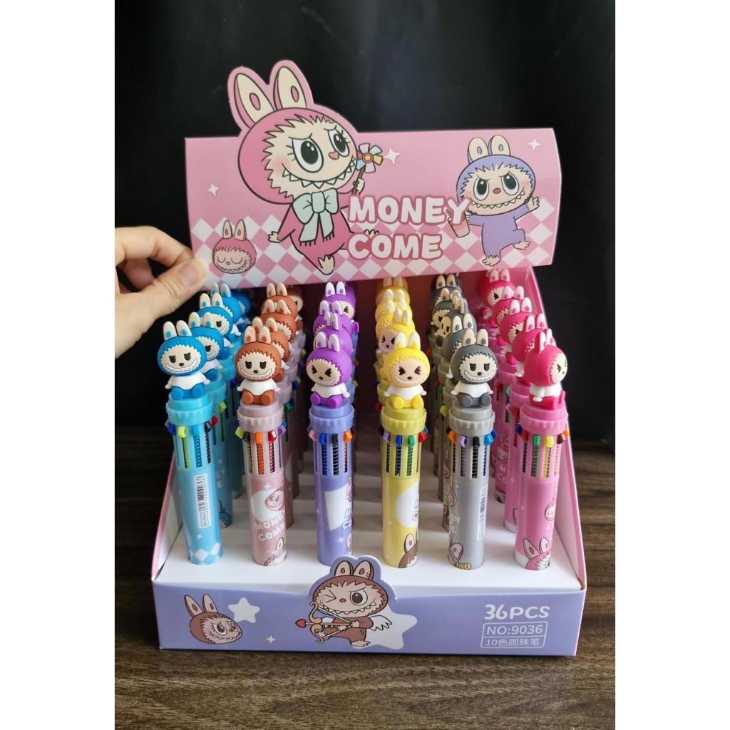 

Pen 10 Warna Kepala Silikon Labubu