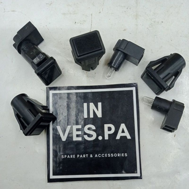 lampu indikator pada stang vespa ps px mk 1 thn 80 an