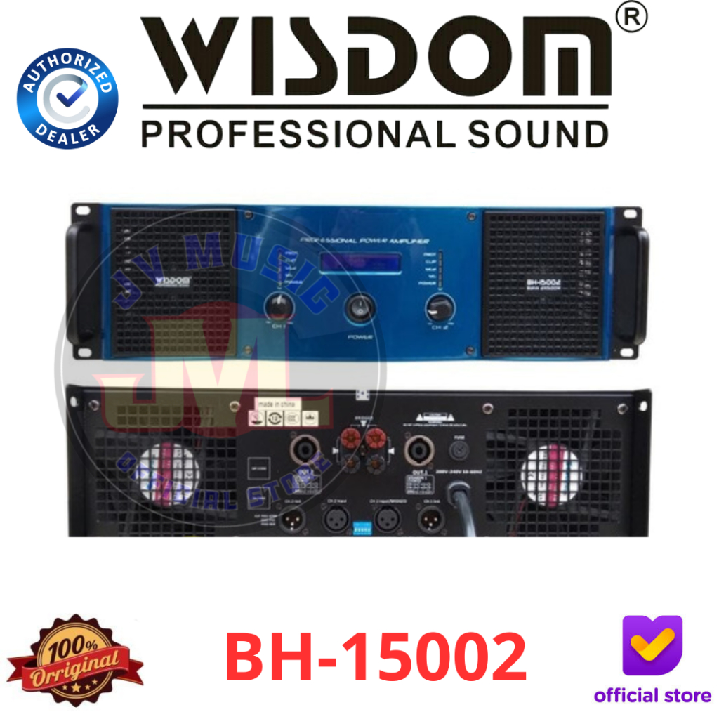 Wisdom BH15002 Power Amplifier Wisdom BH-15002