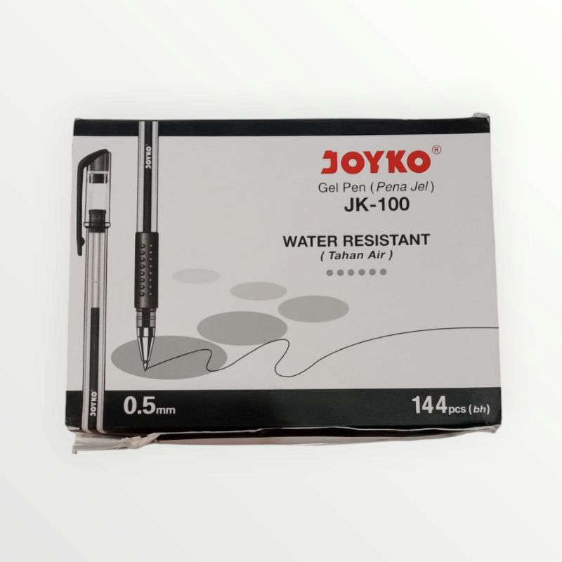 

Bolpoin joyko jk 100 0,5mm water resistant(tahan air) 1 pak isi 12pcs