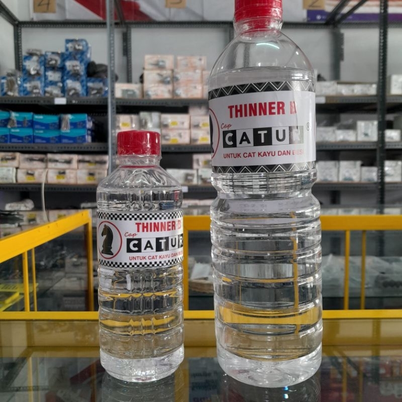 qThinner B Cap Catur untuk Cat Besi dan Kayu