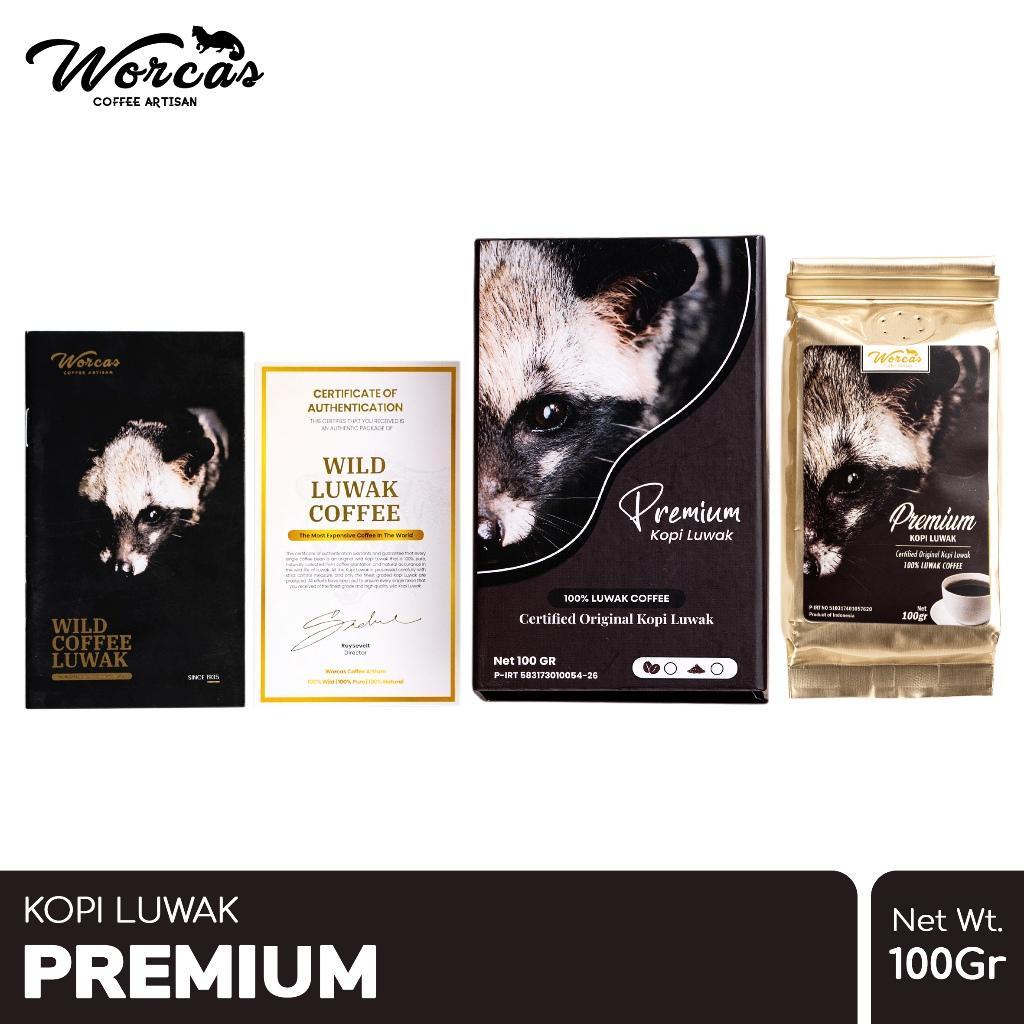 

WORCAS Premium Luwak Coffee 100gr - Classic Box Kopi Luwak