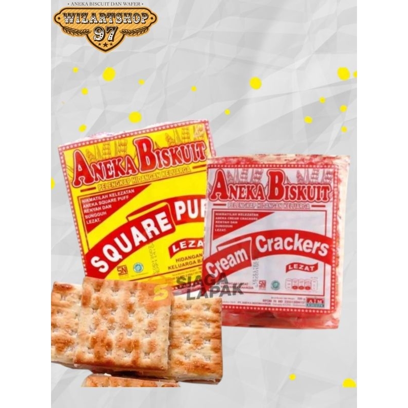 

AIM Biskuit Cream Crackers & Square puff 300gr