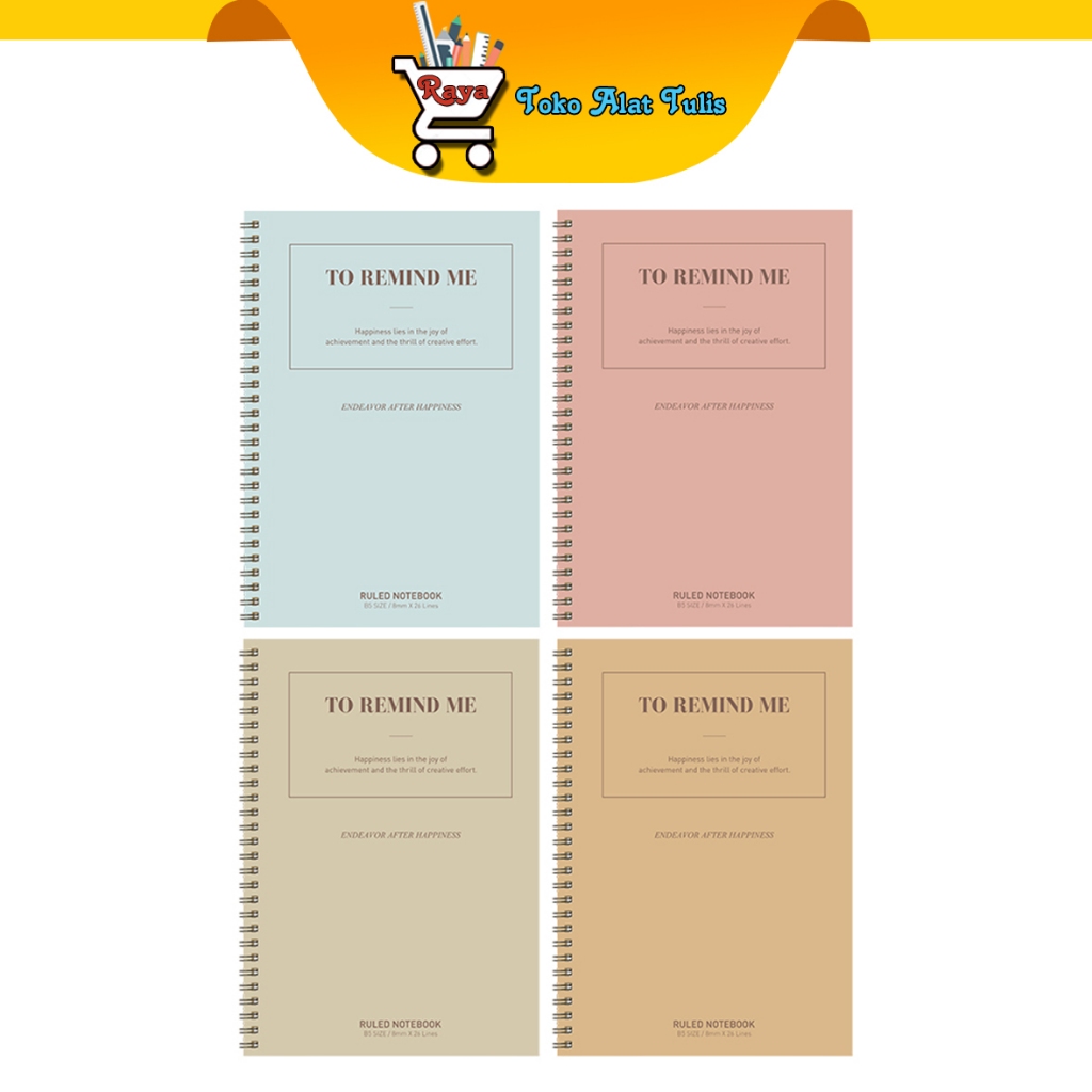 

Spiral Notebook Deli LA560-01 uk B5 60 sheet