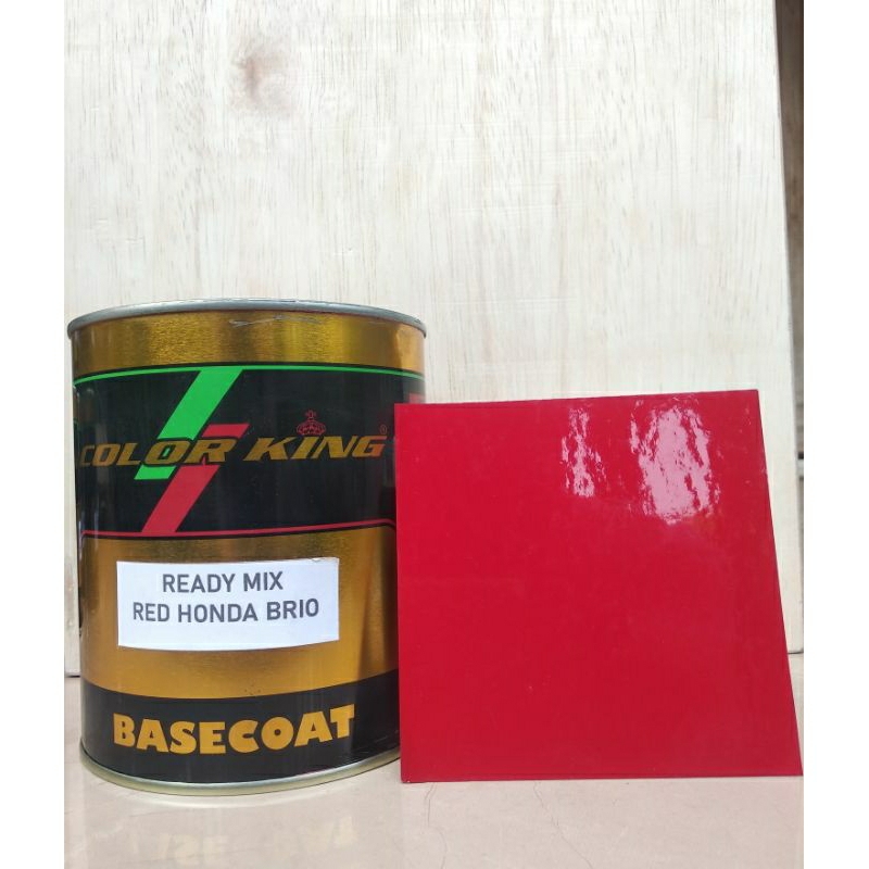 Cat ready mix/cat PU/cat warna standar Honda Brio merah