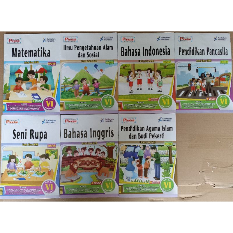 Buku Latihan LKS Pindai SD kelas 6 Semester 2 Kurikulum Merdeka CV. Arya Duta