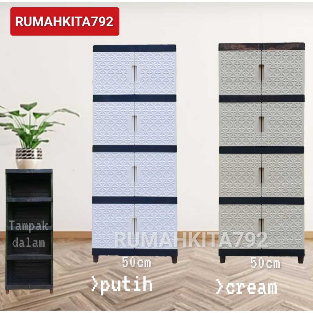 Toko Cimeng - Lemari Plastik Mini Lemari Pakaian Susun Lemari Mini - Lemari Plastik Mini Minimalis