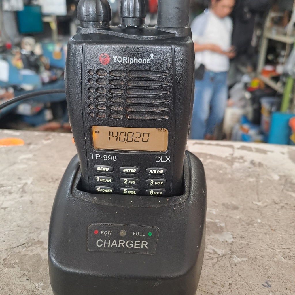 HT TORI phone TP998DLX BEKAS TORIPHONE TP-998 MULUS FREKUENSI VHF NORMAL TP 998 DLX