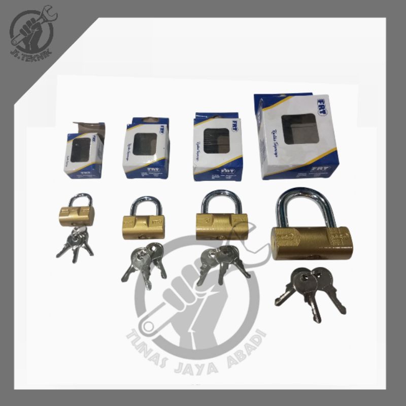 Gembok FRT Model VIRO / 30mm, 40mm, 50mm, 70mm