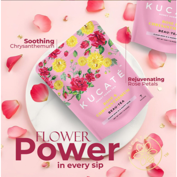 

Kucate Beau Tea - Tea Kesehatan Dengan Ekstrak bunga chrysanthemum 7 sachet