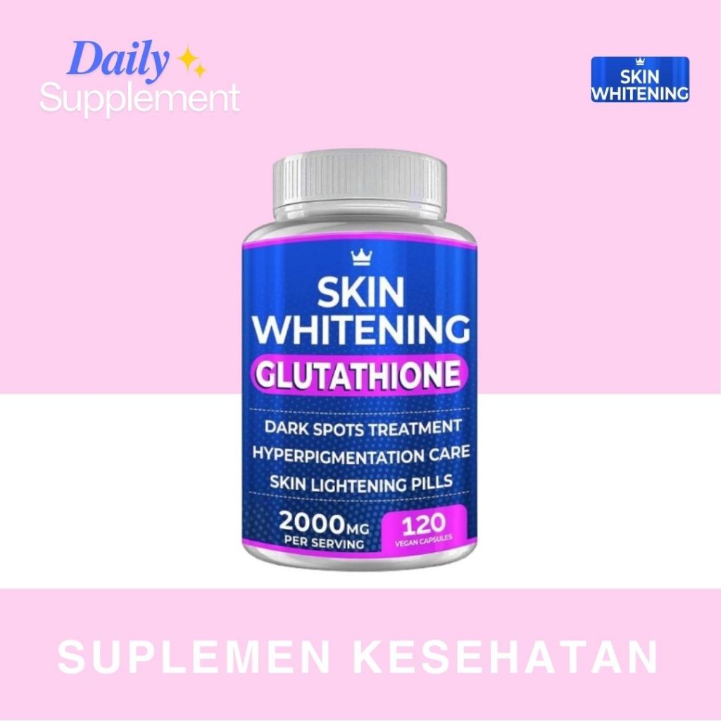 Skin Whitening Glutathione 2000mg Dark Spots Anti Aging Melasma