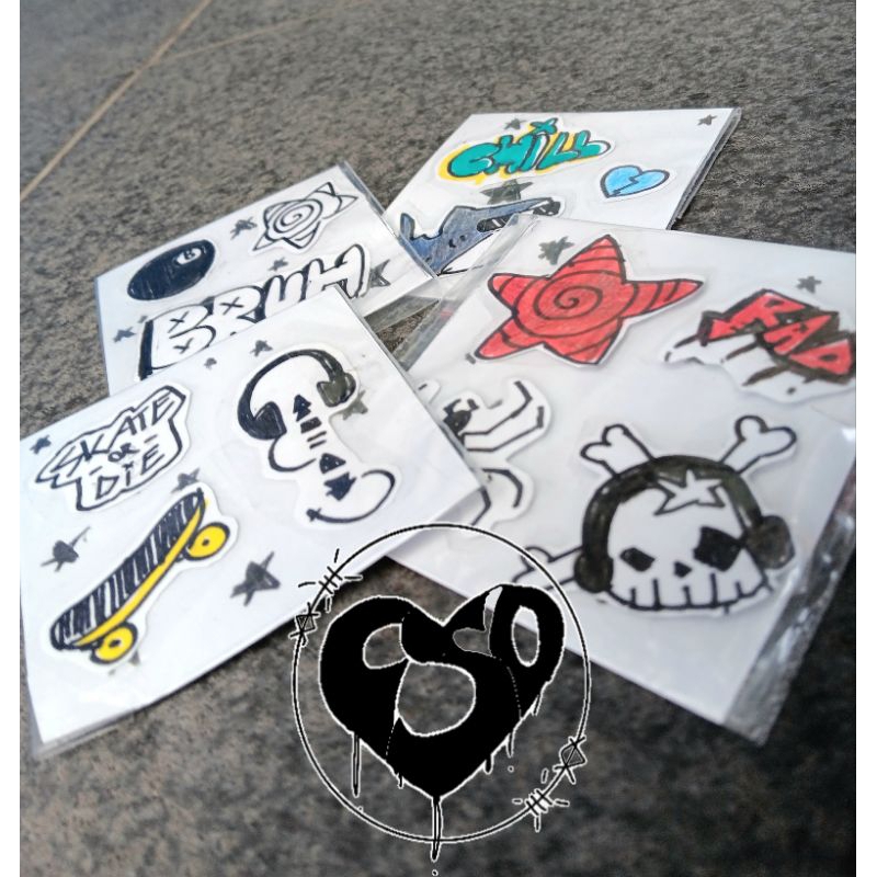 

Stiker skena graffiti diy