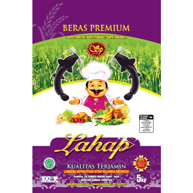 

Beras pulen Premium LAHAP LELE 5Kg