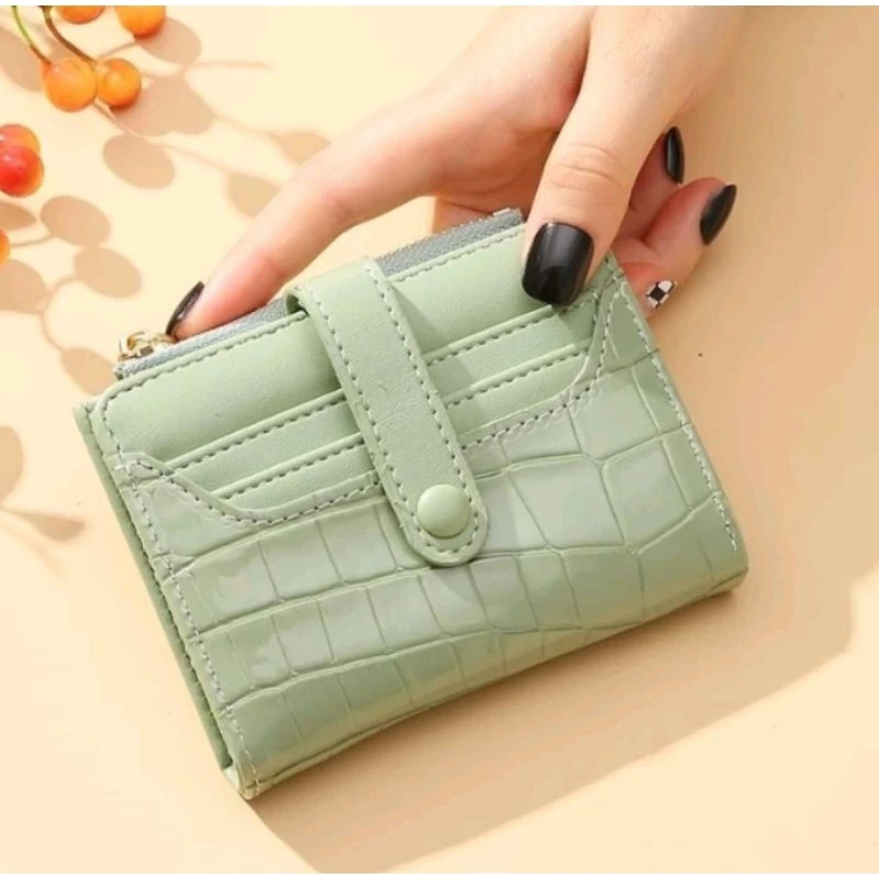 Dompet wanita Croco leather premium silvania