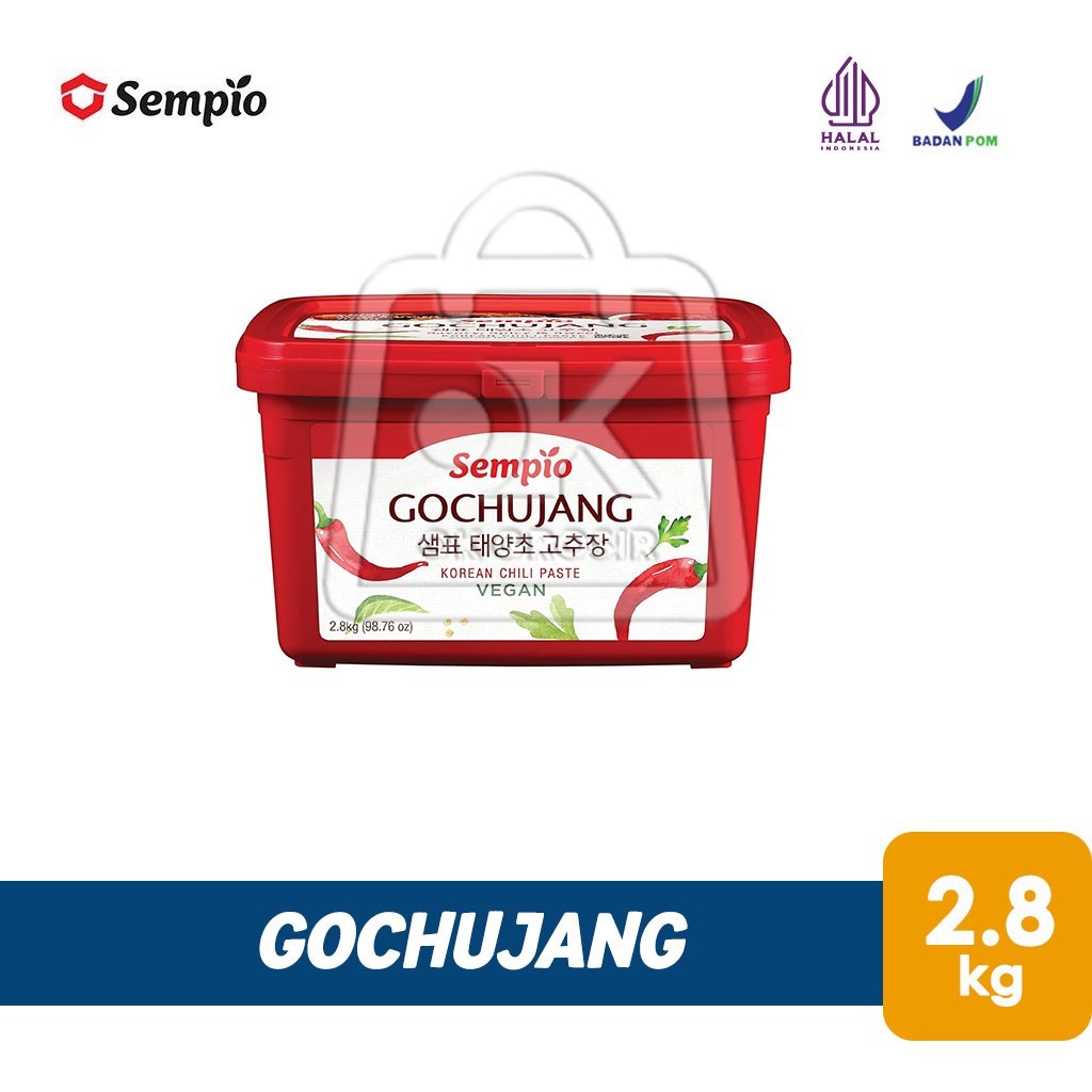 

Sempio Gochujang HALAL Hot Pepper Paste / Pasta Cabe Korea (2.8kg)