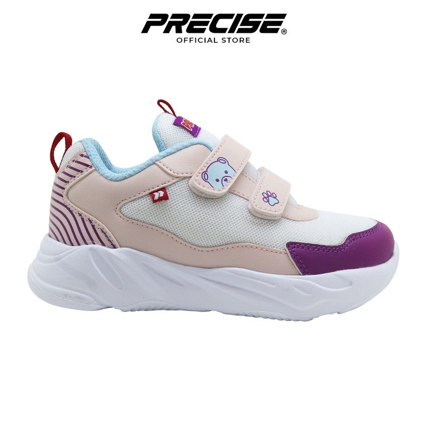 Precise Polar TD Sepatu Sneakers Anak Perempuan - White/Pink