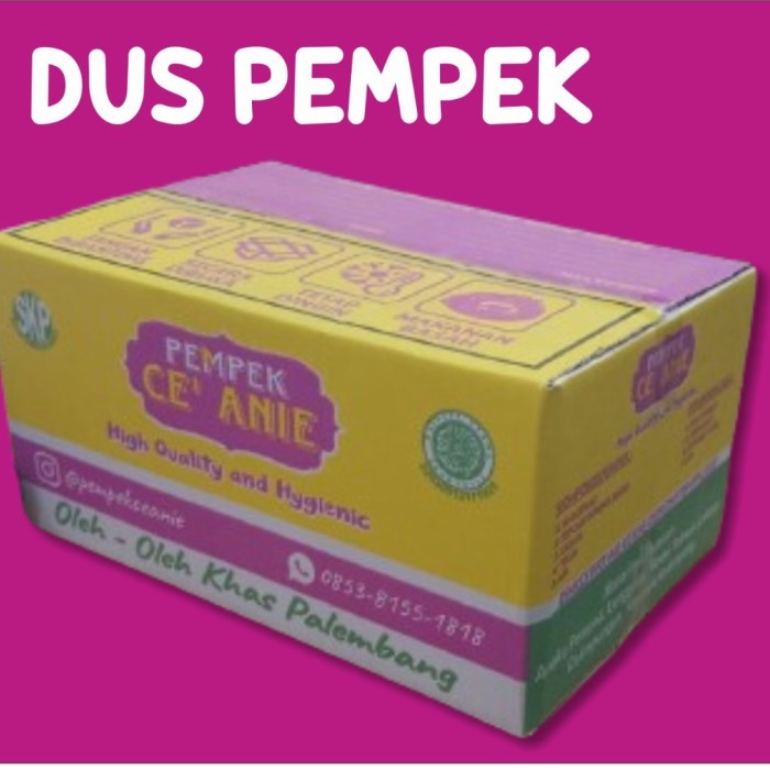 

Dus pempek muat 6 pack pempek