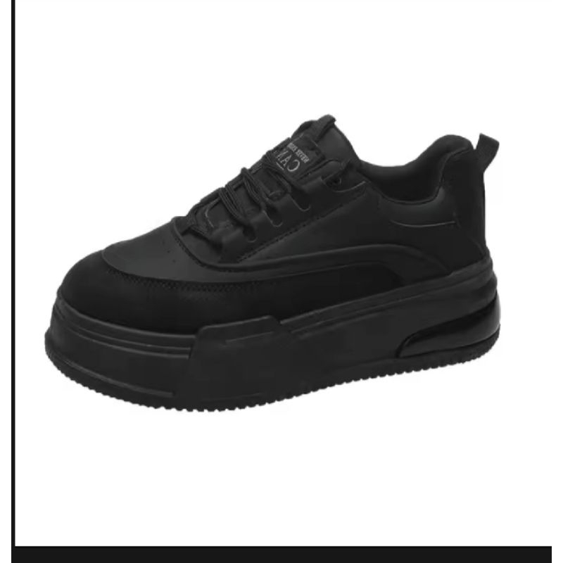 sepatu sneakers wanita casual hitam putih kekinian sepatu sneakers wanita korean style