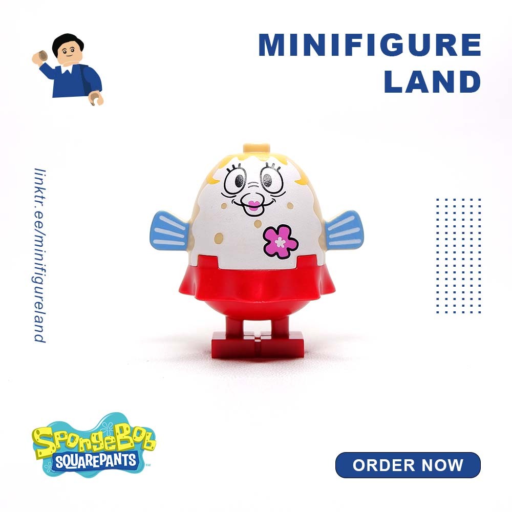 Lego SpongeBob Squarepants - Mrs. Puff - Pink Flower