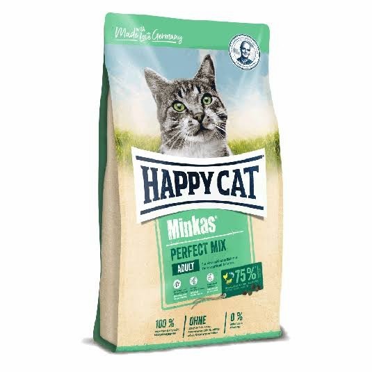 EXSPEDISI HAPPY CAT MINKAS MIX 10KG / HAPPY CAT PERFECT MIX 10KG