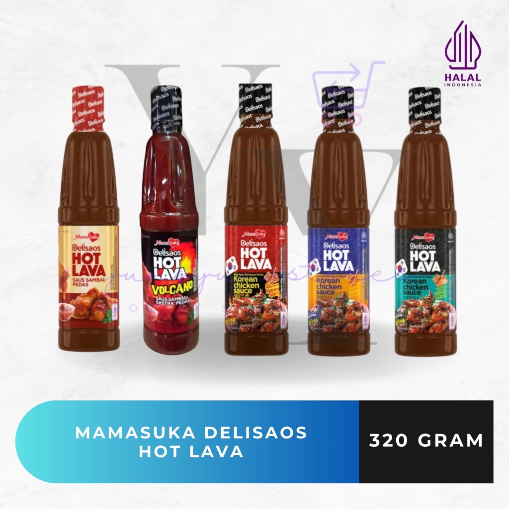 

Mamasuka Delisaos Hot Lava Volcano / Korean Chicken Sauce Madu Pedas / Bawang / Spicy Garlic Honey 320 gram