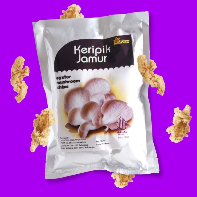 

Keripik Jamur Levina 100 gram kripik buah Malang