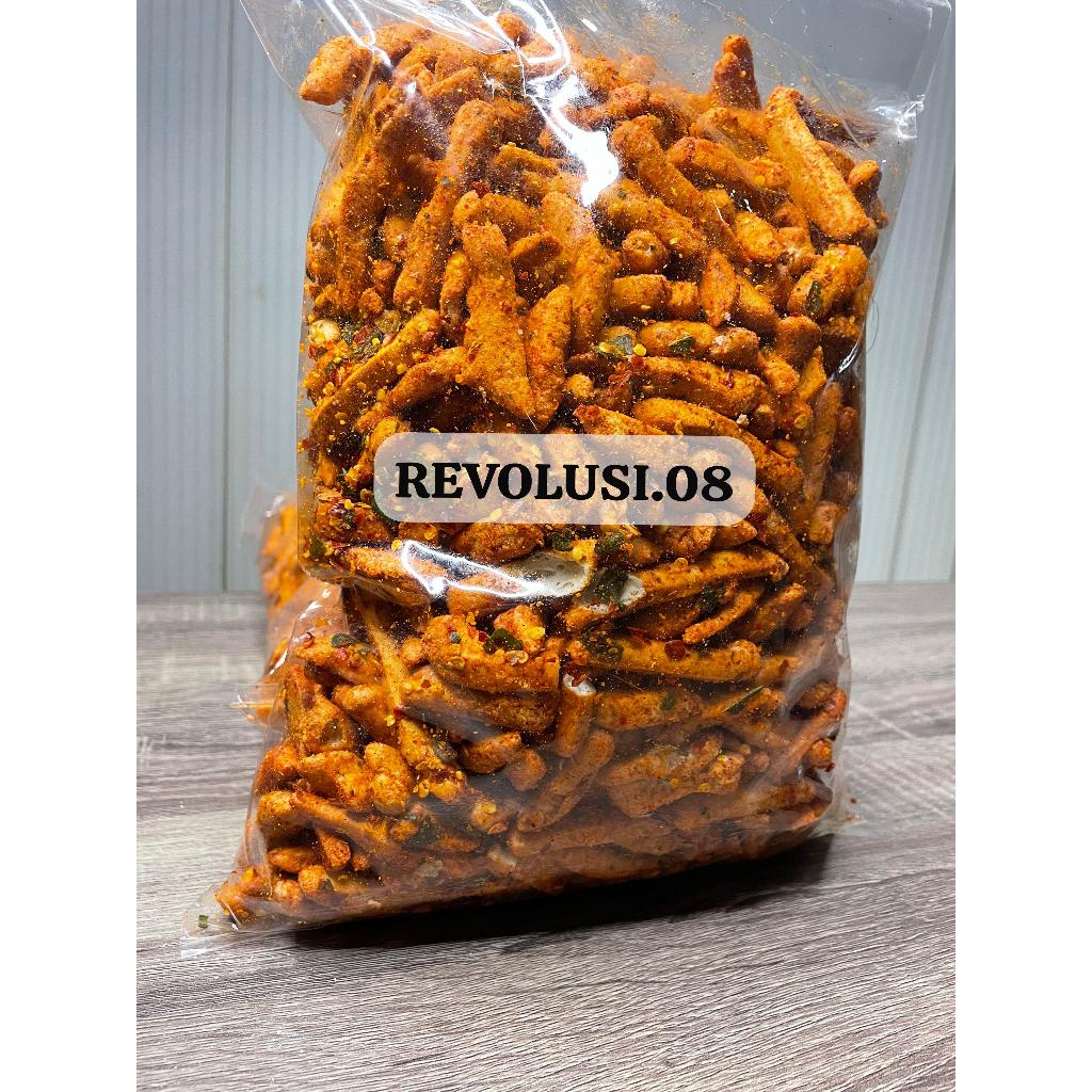 

wiw basreng 1kg pedas original extra daun jeruk I basreng 1kg I basreng 1 kg