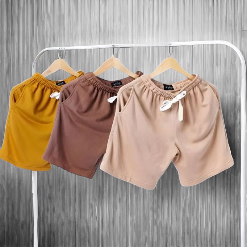 Celana pendek pria kolor boardshot tebal katun fllece celana boxer pria premium distro ukuran all si