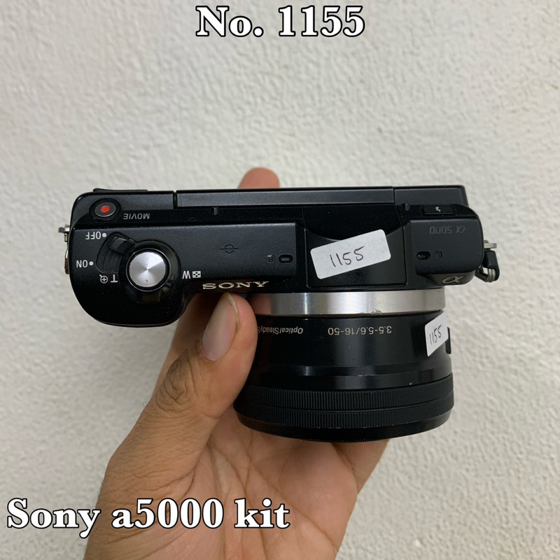 Sony a5000 kit dan lensa tambahan fix tinggal pake bukan a5100 a6000
