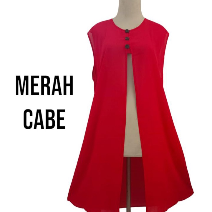 murah outer merah cabe wanita belkang
