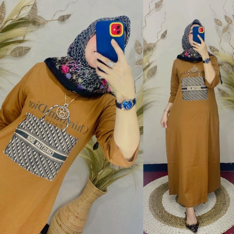 Gamis zolaqu keykey matt kaos combed