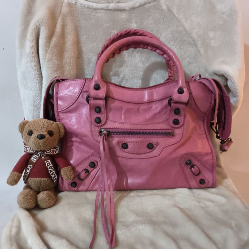 Balenciaga* City vintage warna pink preloved