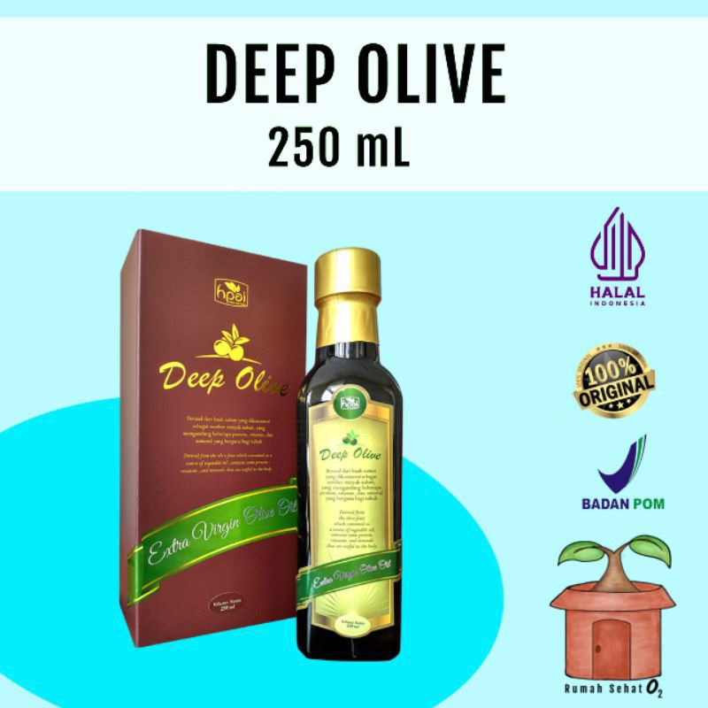 

(KEMASAN BARU ) Deep Olive minyak zaitun asli grade A Bisa Di Minum