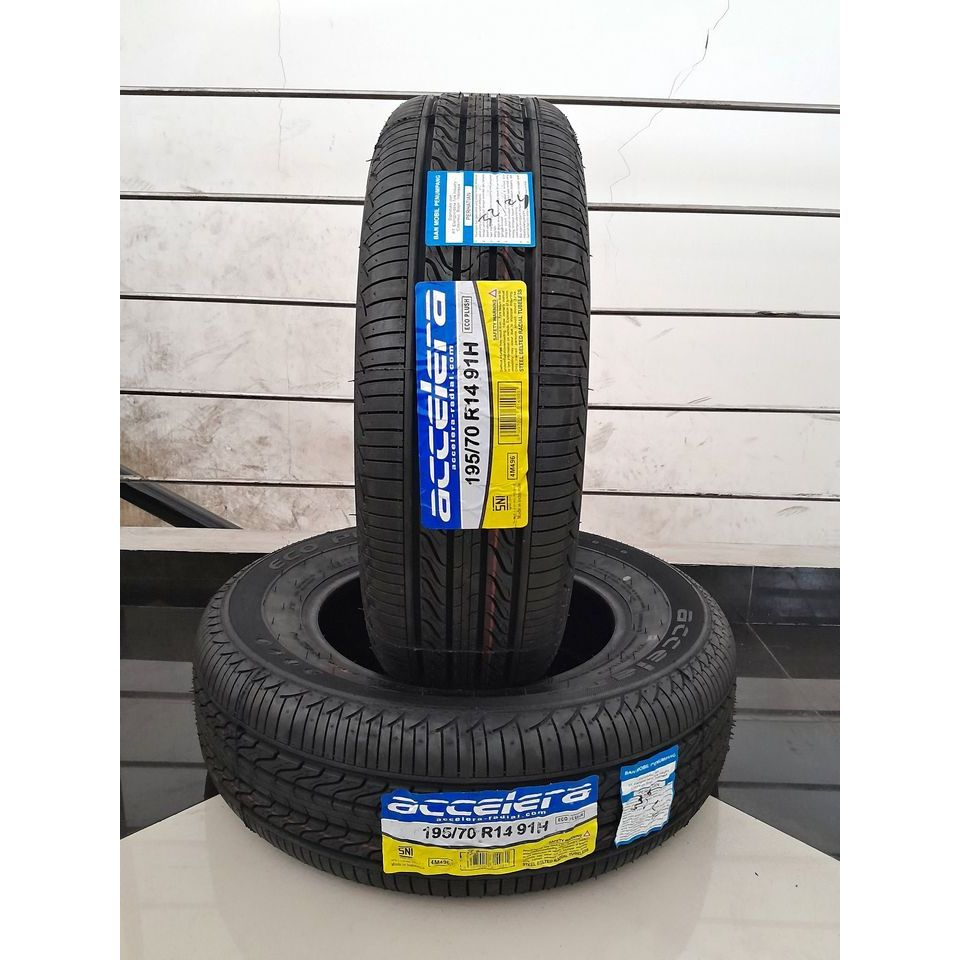 ban mobil panther ukuran 195/70 R14 accelera ecoplush
