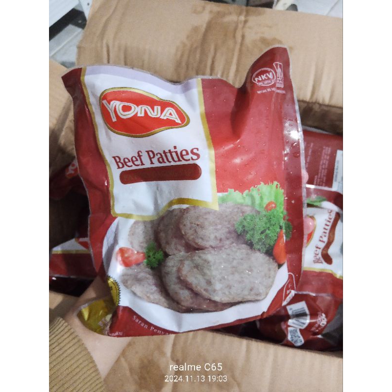 

Yona beef patties 500gr