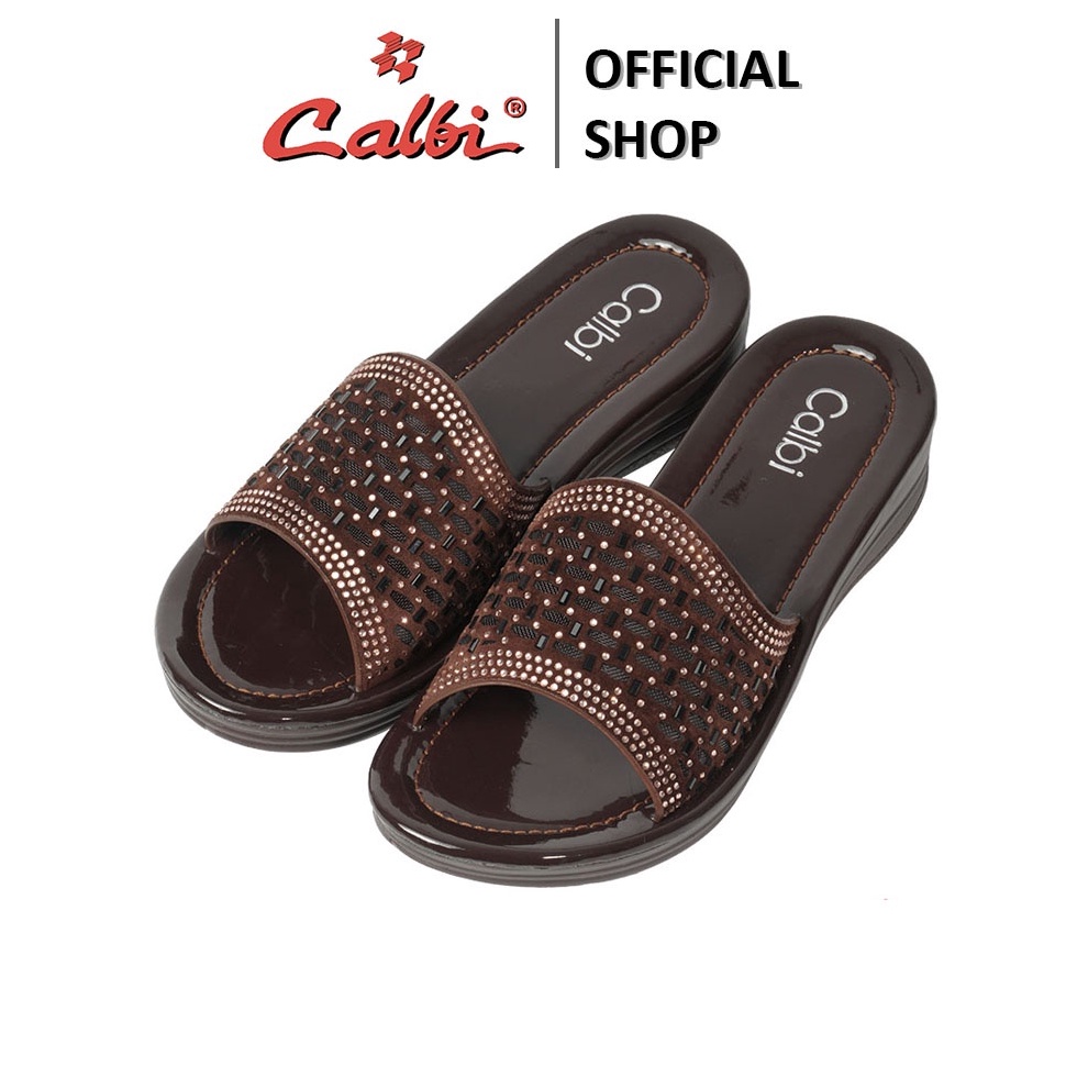 LARISMANIS CALBI RAX 189 Sandal Teplek IbuIbu 3cm Selop Permata OOTD Classic