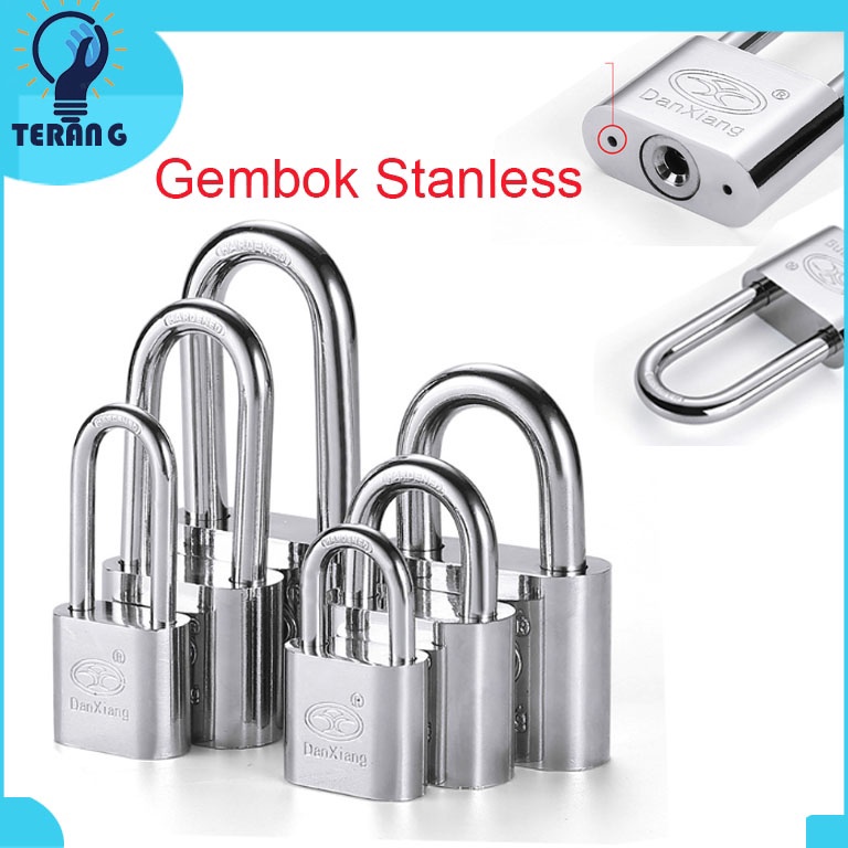 Paling Bagus Gembok Putih Anti Rust Anti Maling Anti Cut