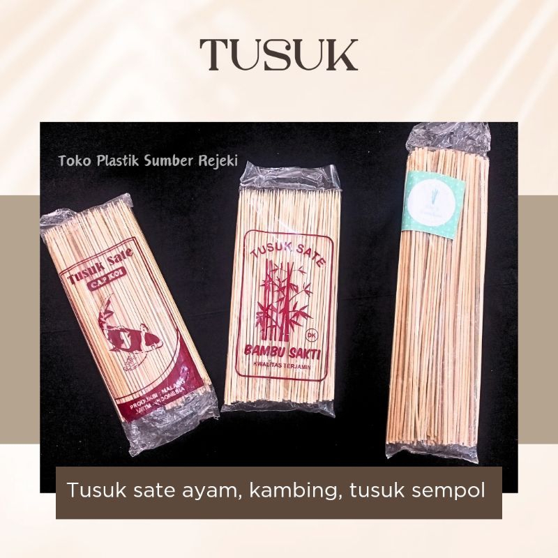 Tusuk sate ayam kambing/ Tusuk sate lidi