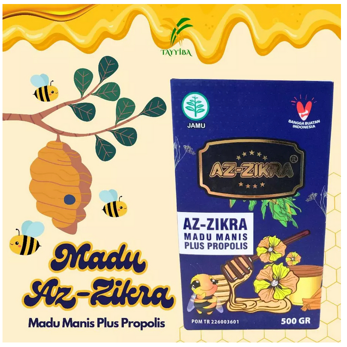

MADU AZZIKRA 500GR KEMASAN TERBARU MADU MANIS BPOM