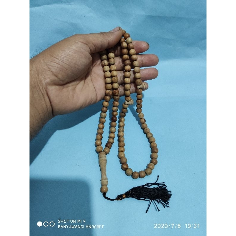 grosir tasbih kayu Cendana isi 20 tasbih